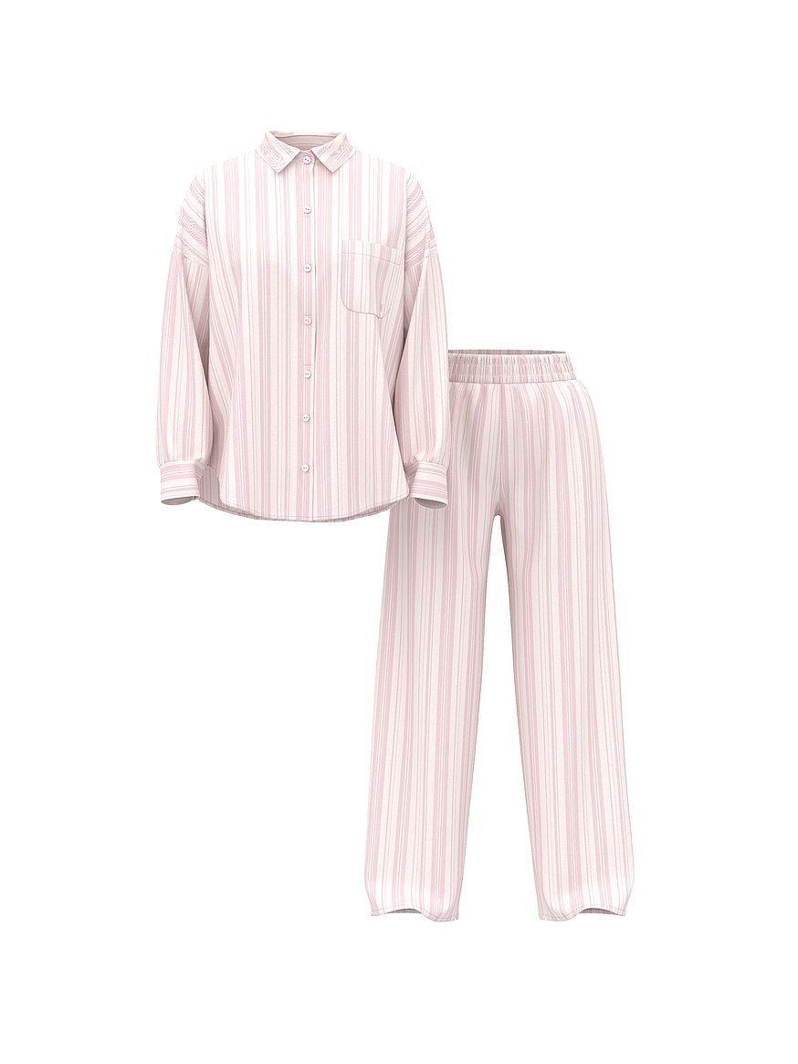 modal cotton long pajama set modal cotton long pajama set