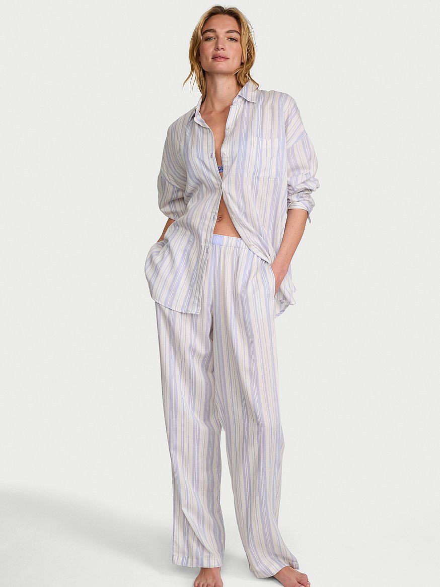 modal cotton long pajama set modal cotton long pajama set