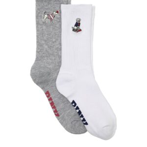 Home 2 pack crew socks