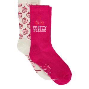 Home 2 pack crew socks