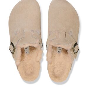 boston shearling clogs