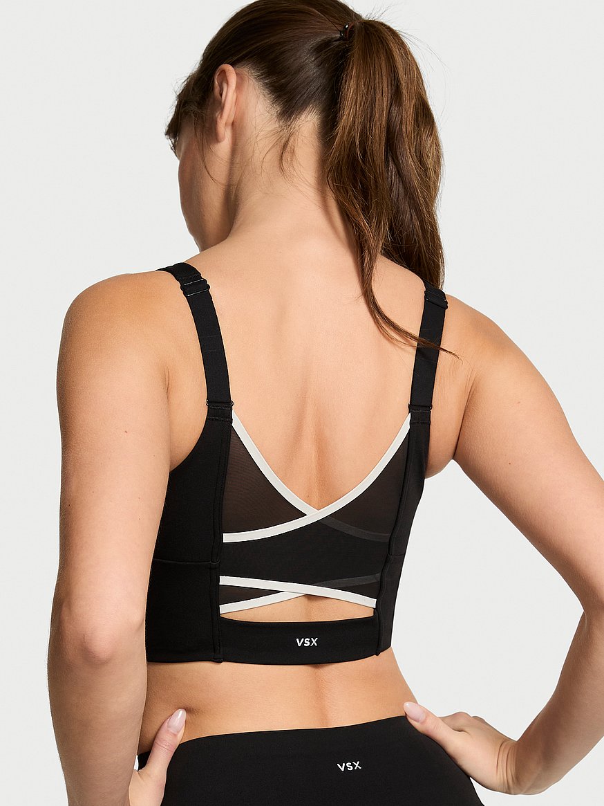 vsx elevate™ cross back mesh sports bra vsx elevate™ cross back mesh sports bra