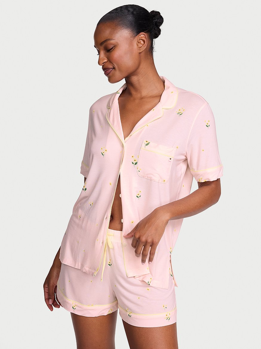 sosoft™ modal short pajama set sosoft™ modal short pajama set