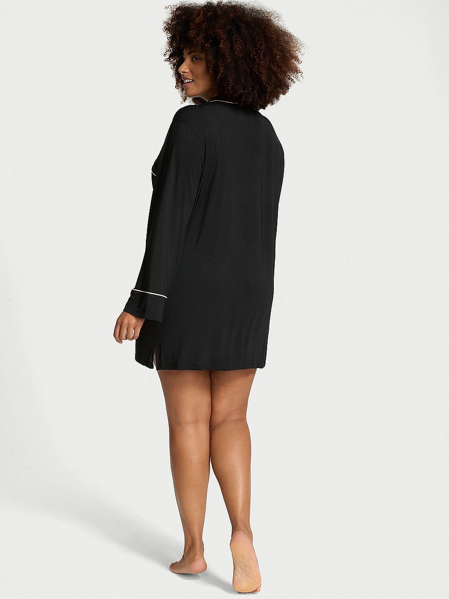 sosoft™ modal button front sleepshirt sosoft™ modal button front sleepshirt