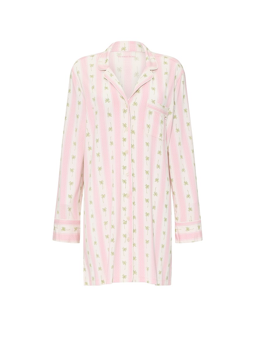 sosoft™ modal button front sleepshirt sosoft™ modal button front sleepshirt