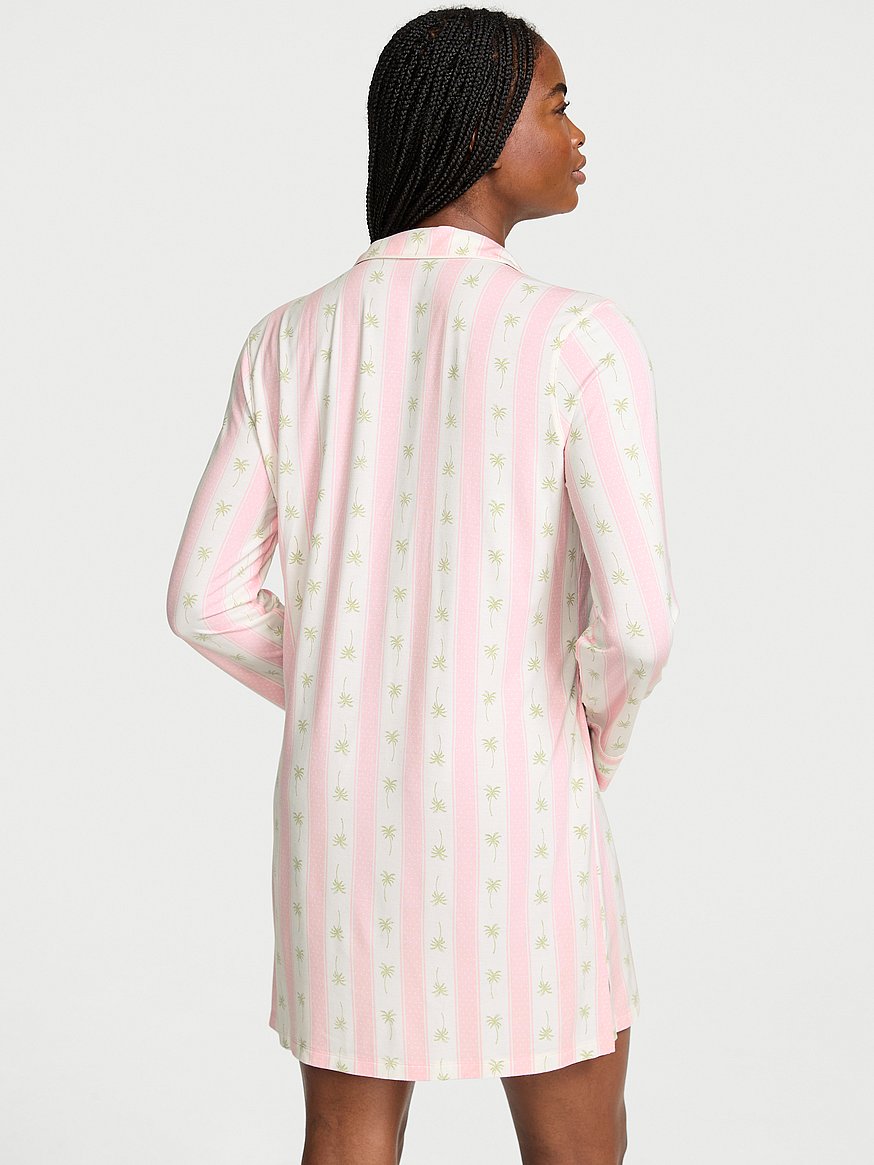 sosoft™ modal button front sleepshirt sosoft™ modal button front sleepshirt