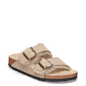 Home arizona shearling suede sandals