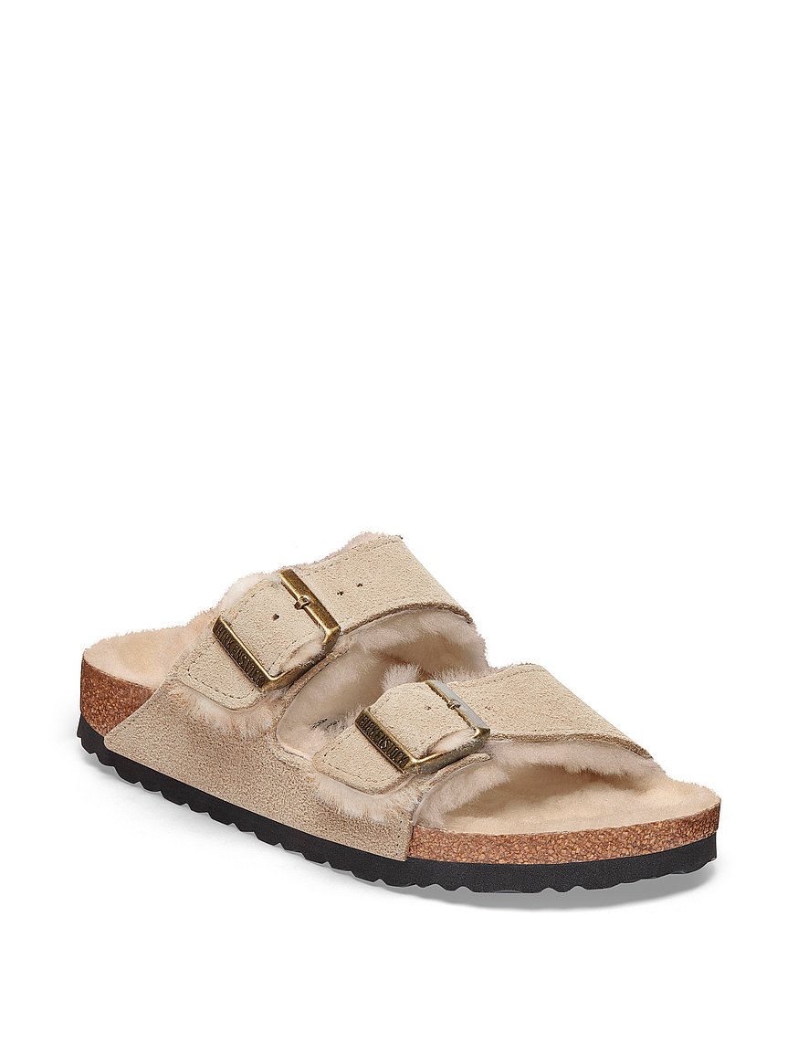 arizona shearling suede sandals arizona shearling suede sandals
