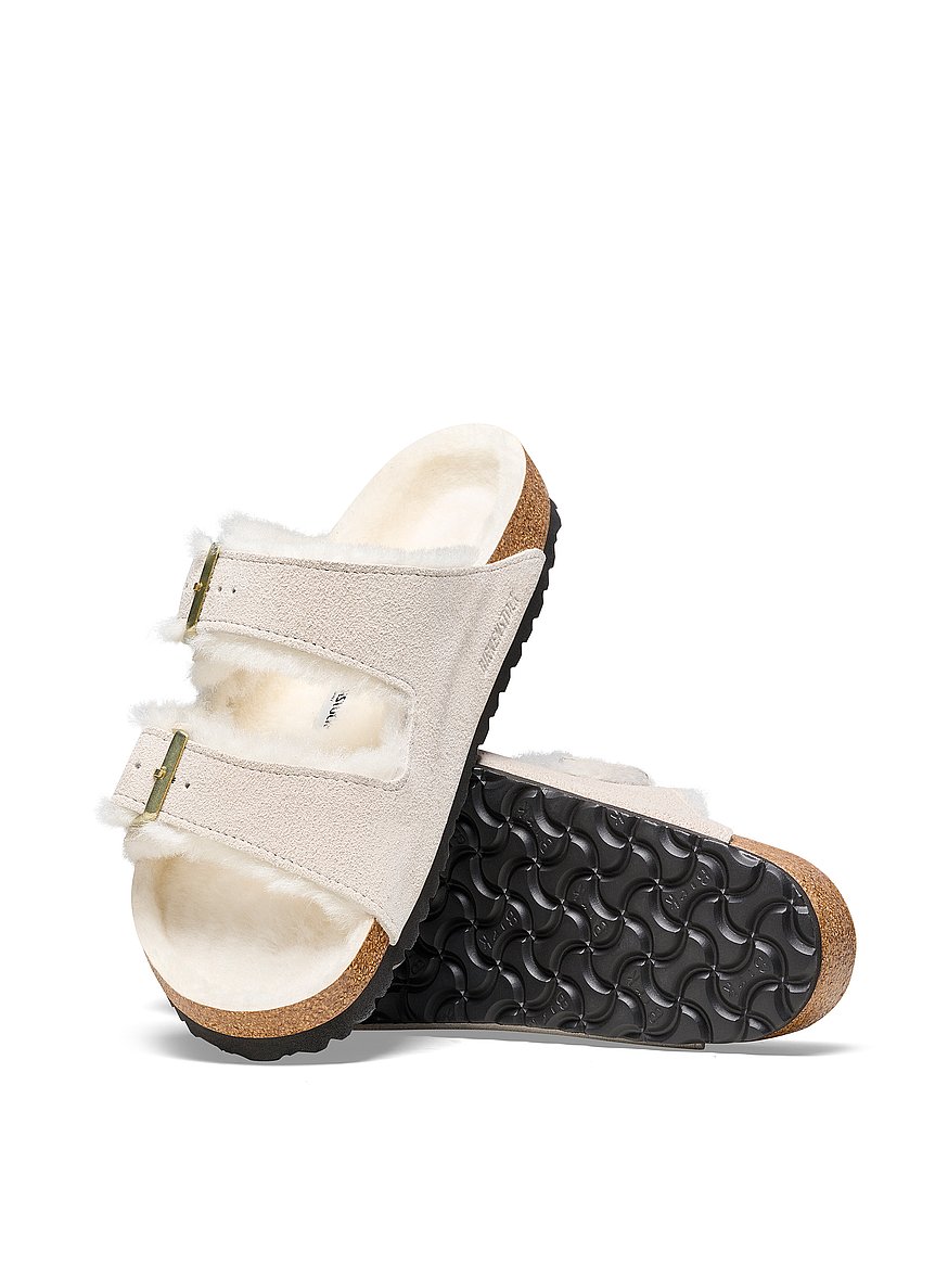 arizona shearling suede sandals arizona shearling suede sandals