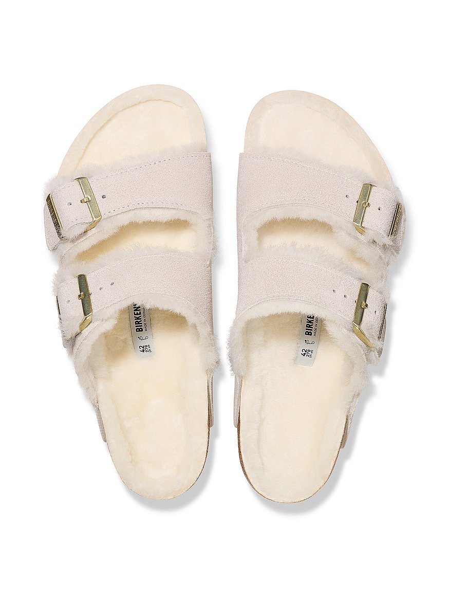 arizona shearling suede sandals arizona shearling suede sandals