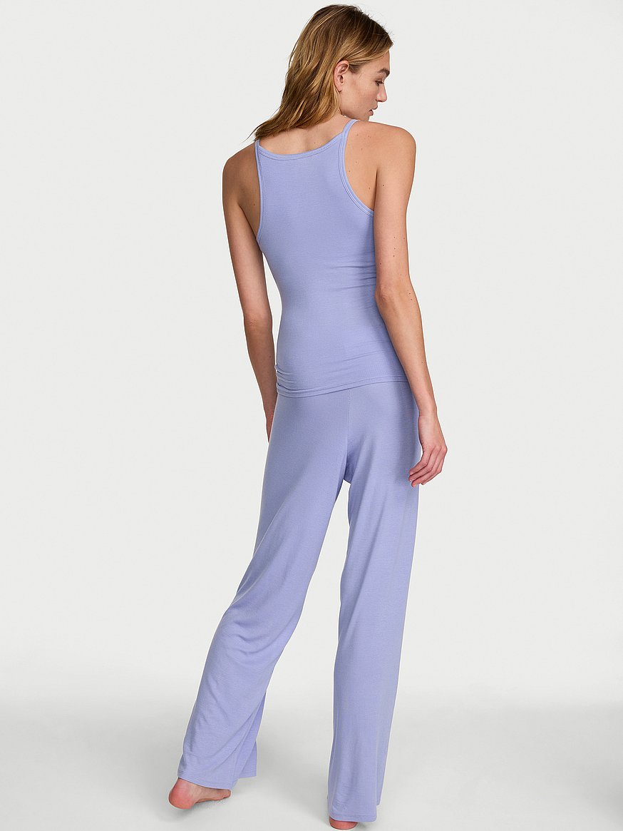 sosoft™ modal ribbed tank & pants set sosoft™ modal ribbed tank & pants set