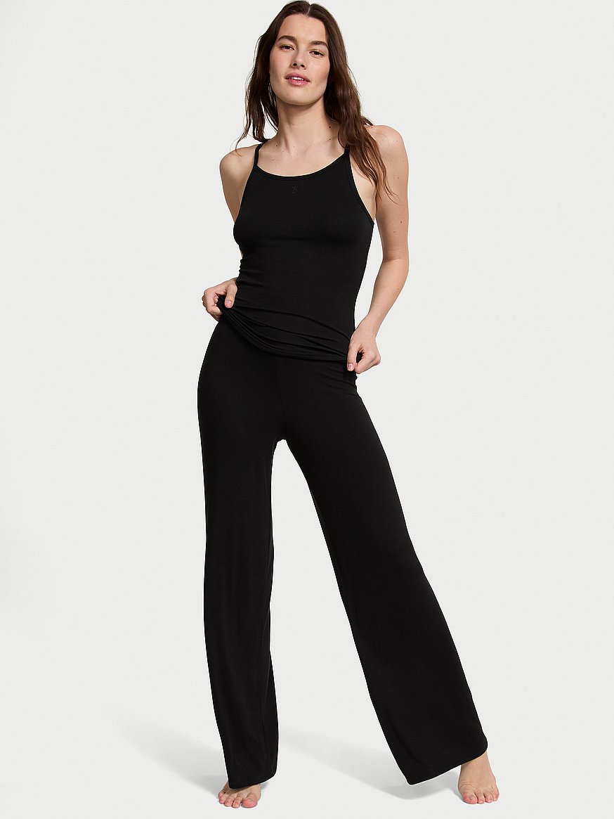 sosoft™ modal ribbed tank & pants set sosoft™ modal ribbed tank & pants set