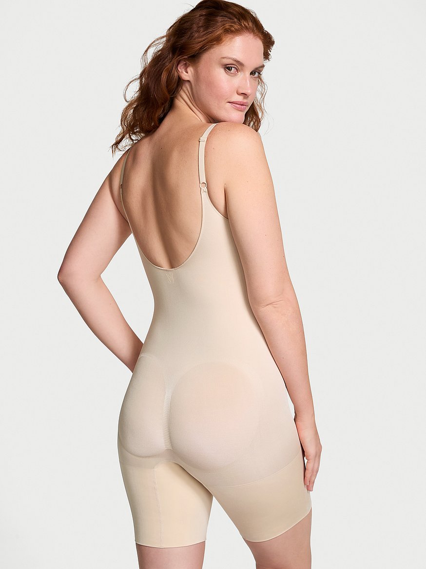 shapewear by victoria seamlessshaping™ mid thigh bodysuit shapewear by victoria seamlessshaping™ mid thigh bodysuit