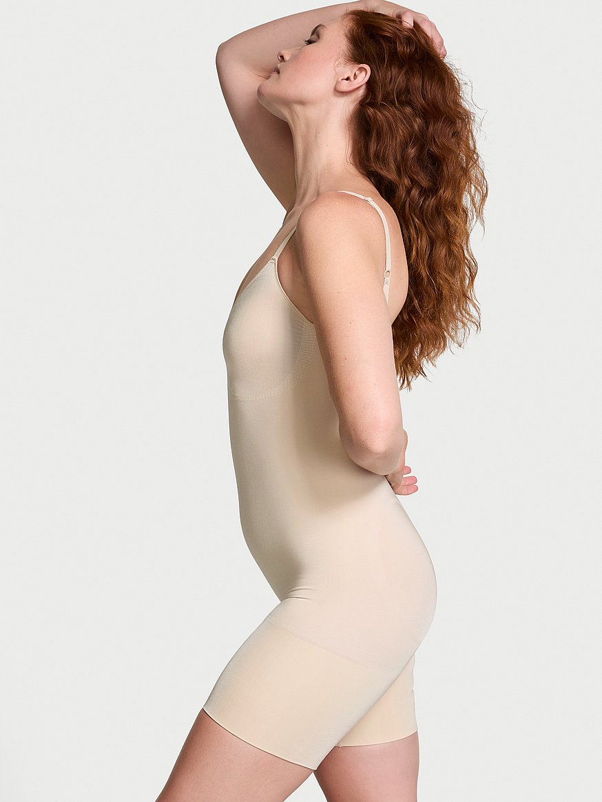 shapewear by victoria seamlessshaping™ mid thigh bodysuit shapewear by victoria seamlessshaping™ mid thigh bodysuit