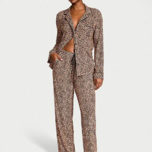 sosoft modal™ ribbed long pajama set