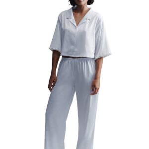 pearl luxury satin trouser