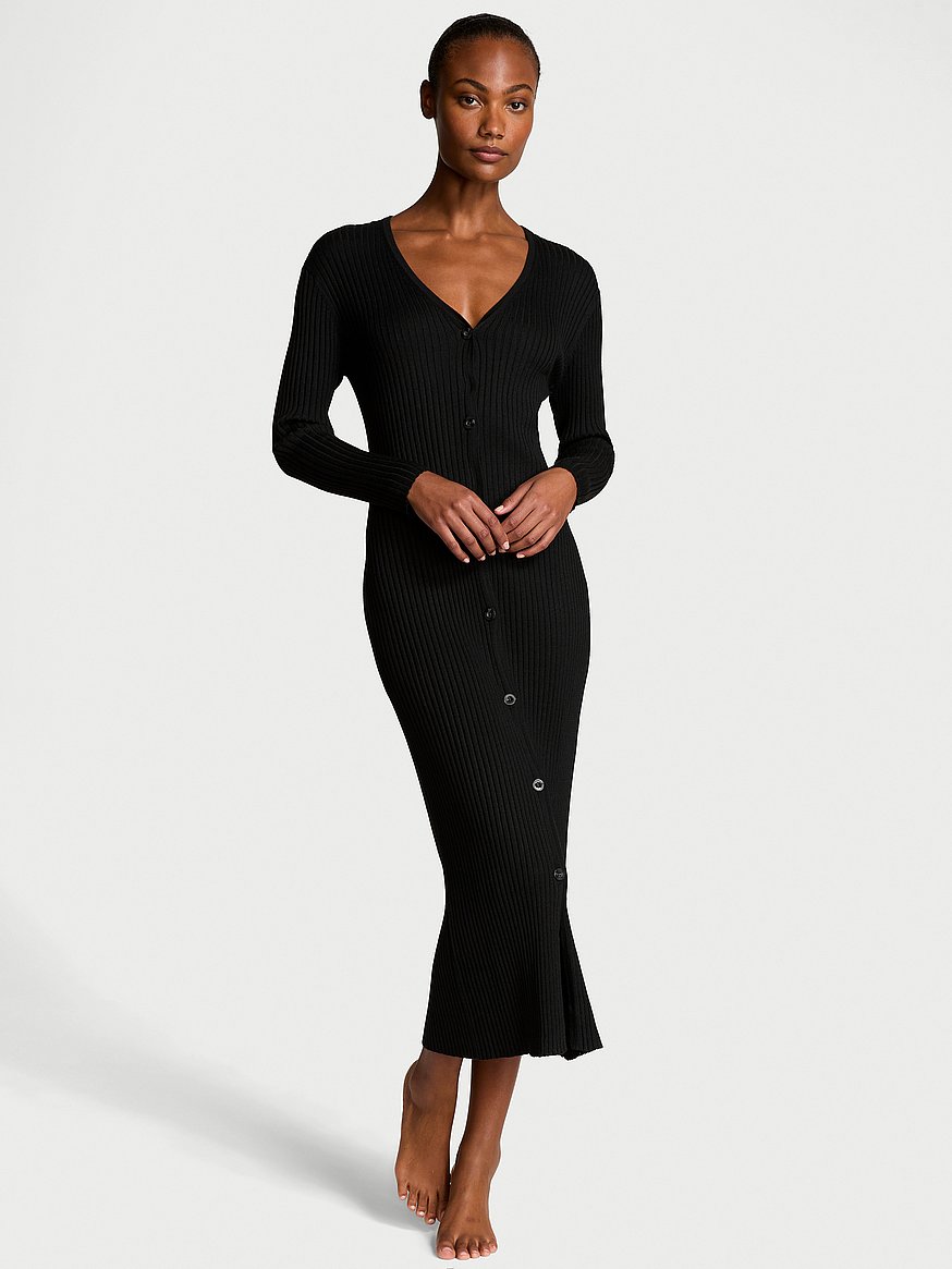 luxe crème knit cardigan dress luxe crème knit cardigan dress