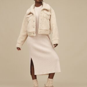 Home frankie short trucker jacket