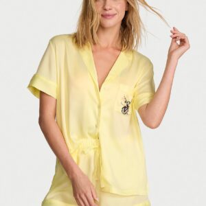 Витрина signature satin short pajama set