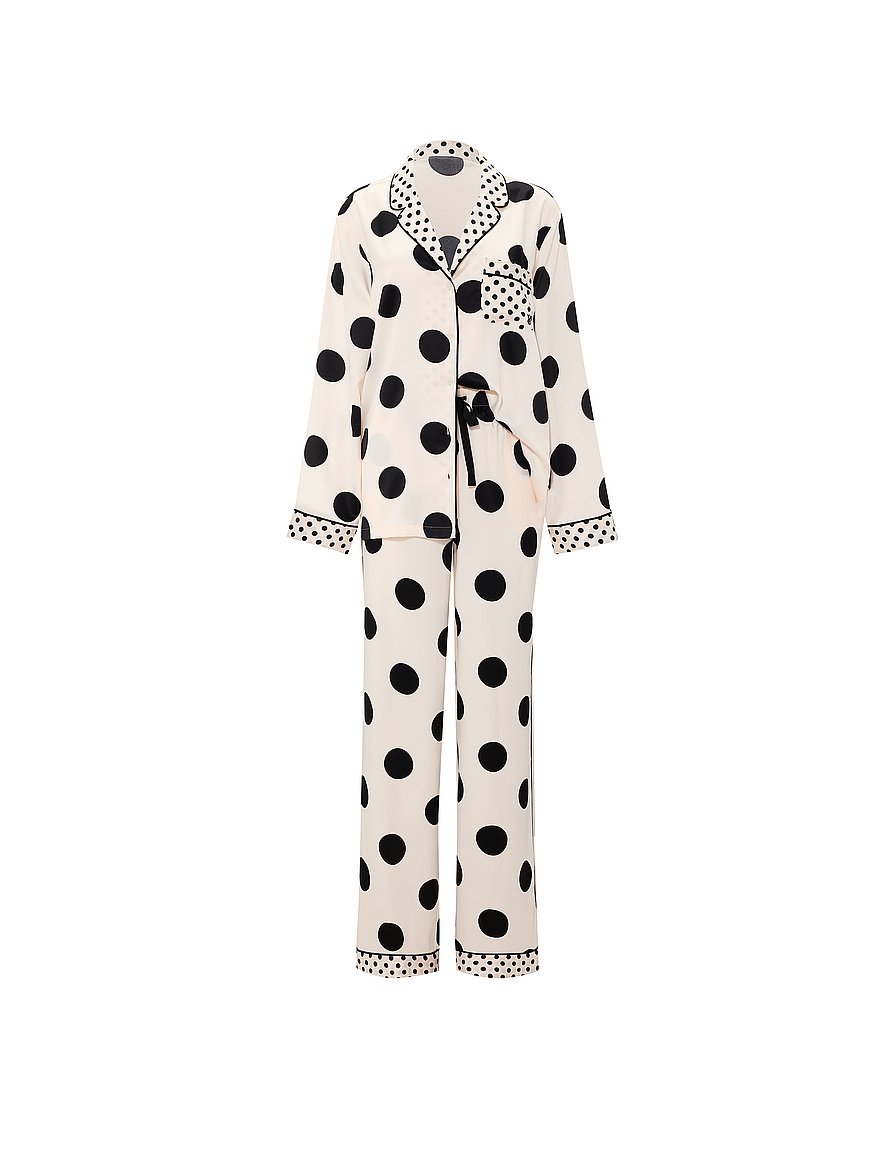 signature satin long pajama set signature satin long pajama set