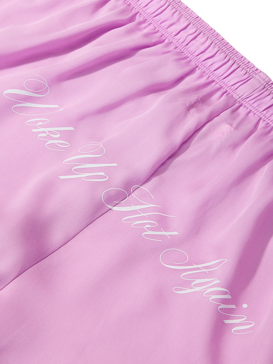 silky sleep boxy pajama shorts silky sleep boxy pajama shorts