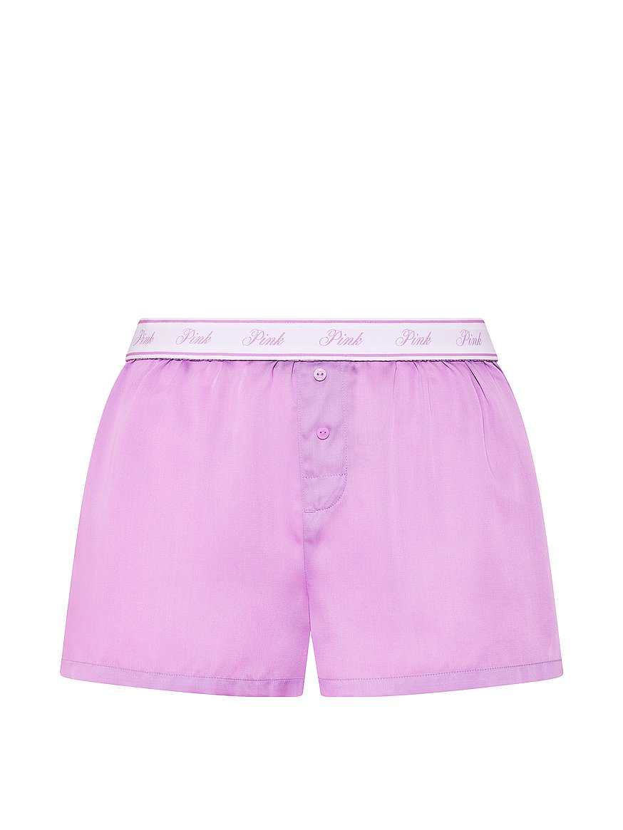 silky sleep boxy pajama shorts silky sleep boxy pajama shorts