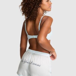 cotton boxy pajama shorts