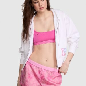 cotton boxy pajama shorts