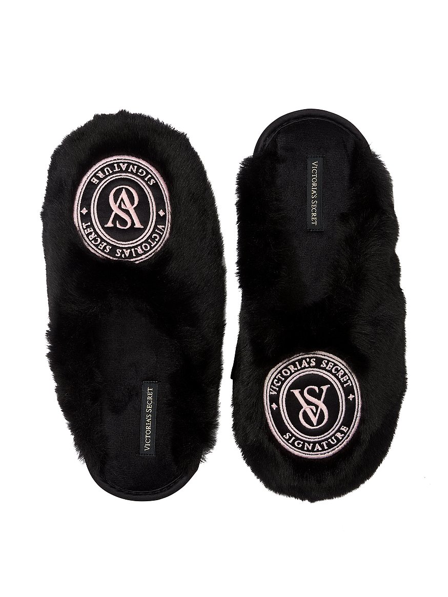 closed toe faux fur slippers closed toe faux fur slippers