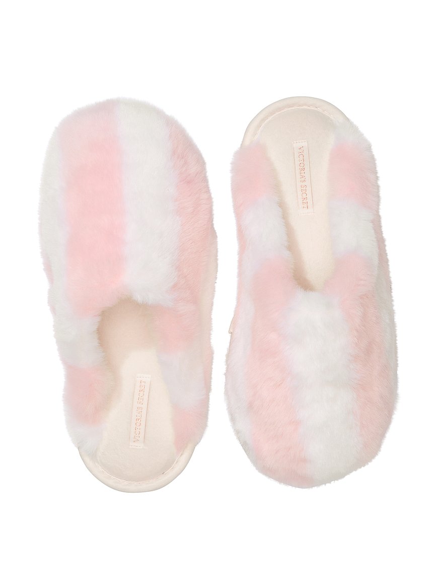 closed toe faux fur slippers closed toe faux fur slippers