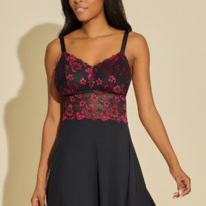 savona curvy chemise & g string set