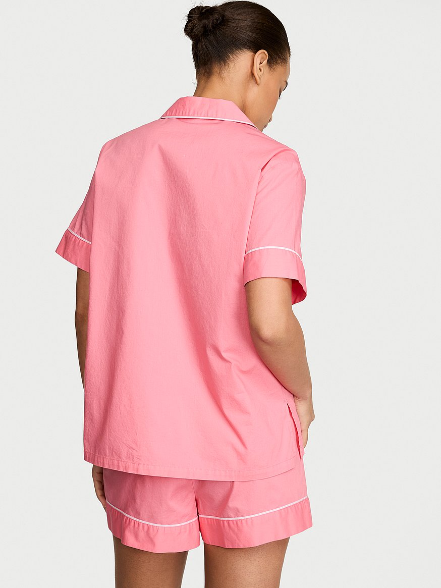 heritage cotton short pajama set heritage cotton short pajama set