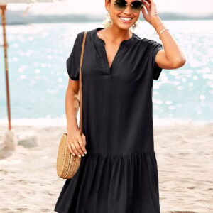 Витрина boxy viscose shirt dress
