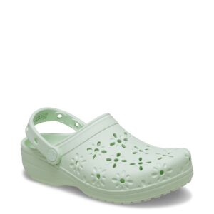 Home classic floral cut out clog
