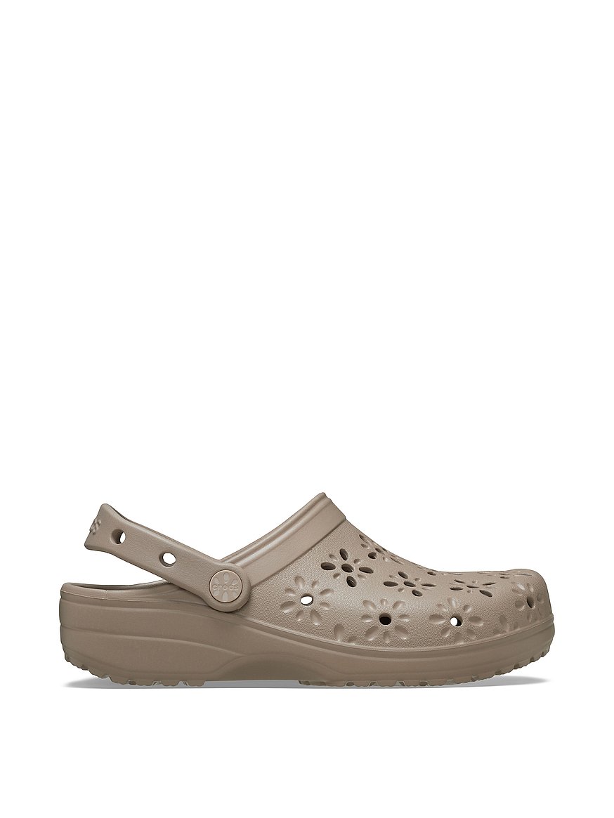 classic floral cut out clog classic floral cut out clog