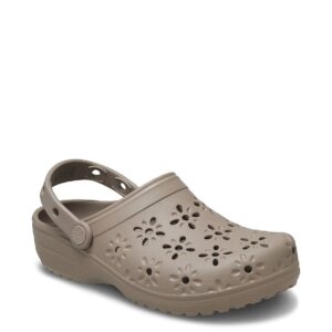Home classic floral cut out clog