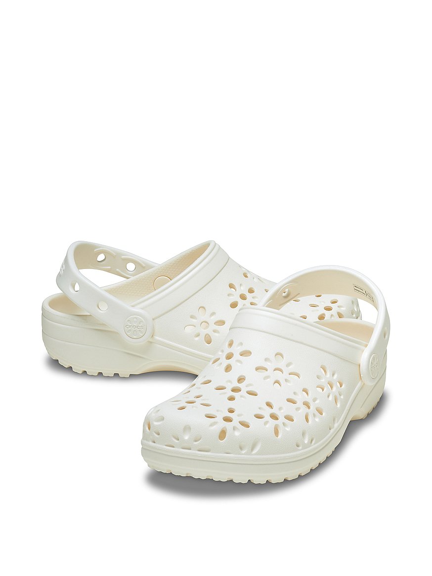 classic floral cut out clog classic floral cut out clog