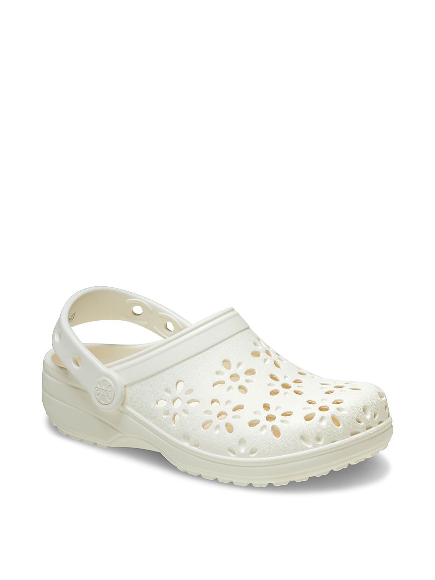 classic floral cut out clog classic floral cut out clog