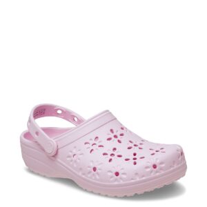 Home classic floral cut out clog