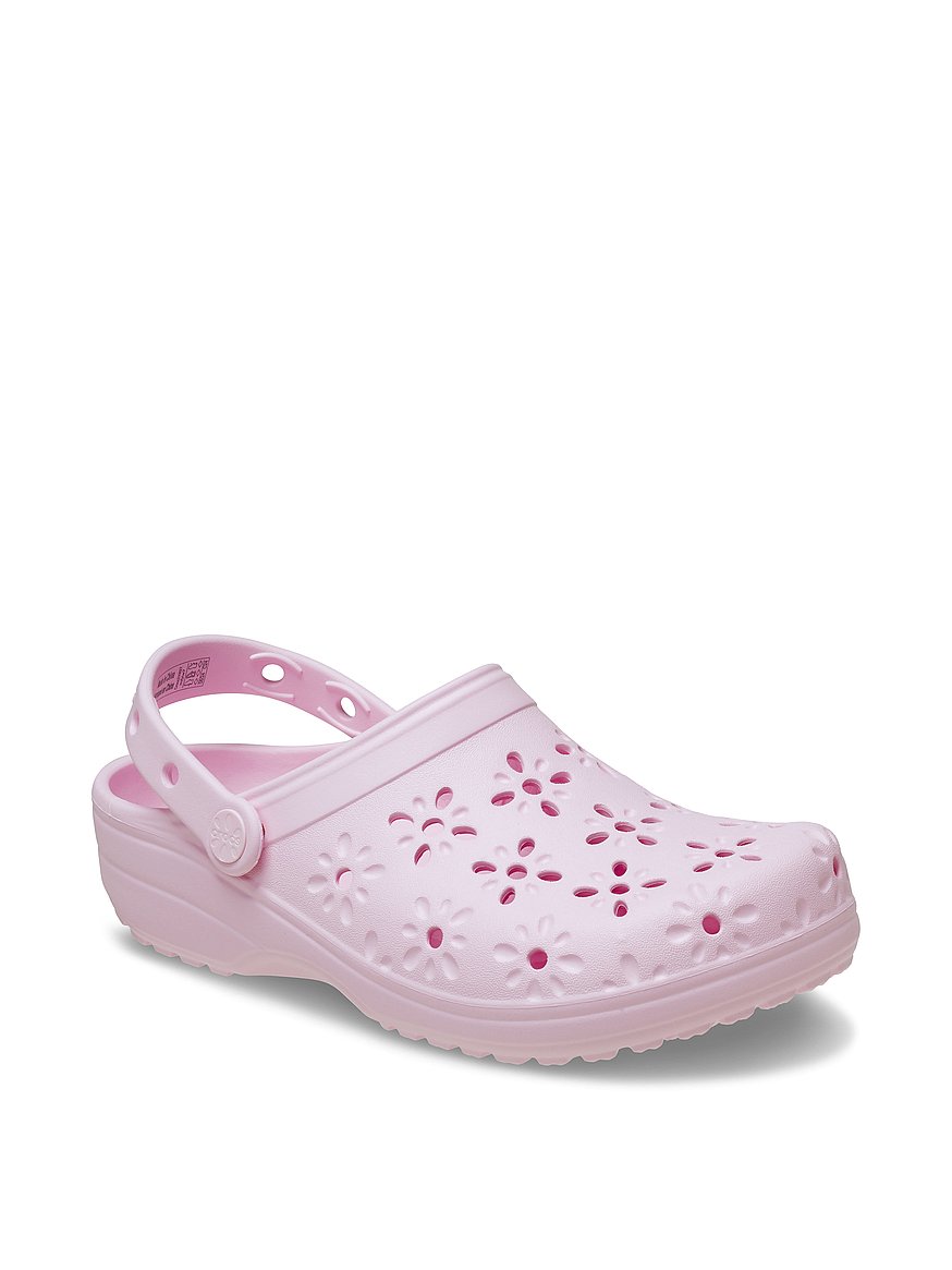 classic floral cut out clog classic floral cut out clog