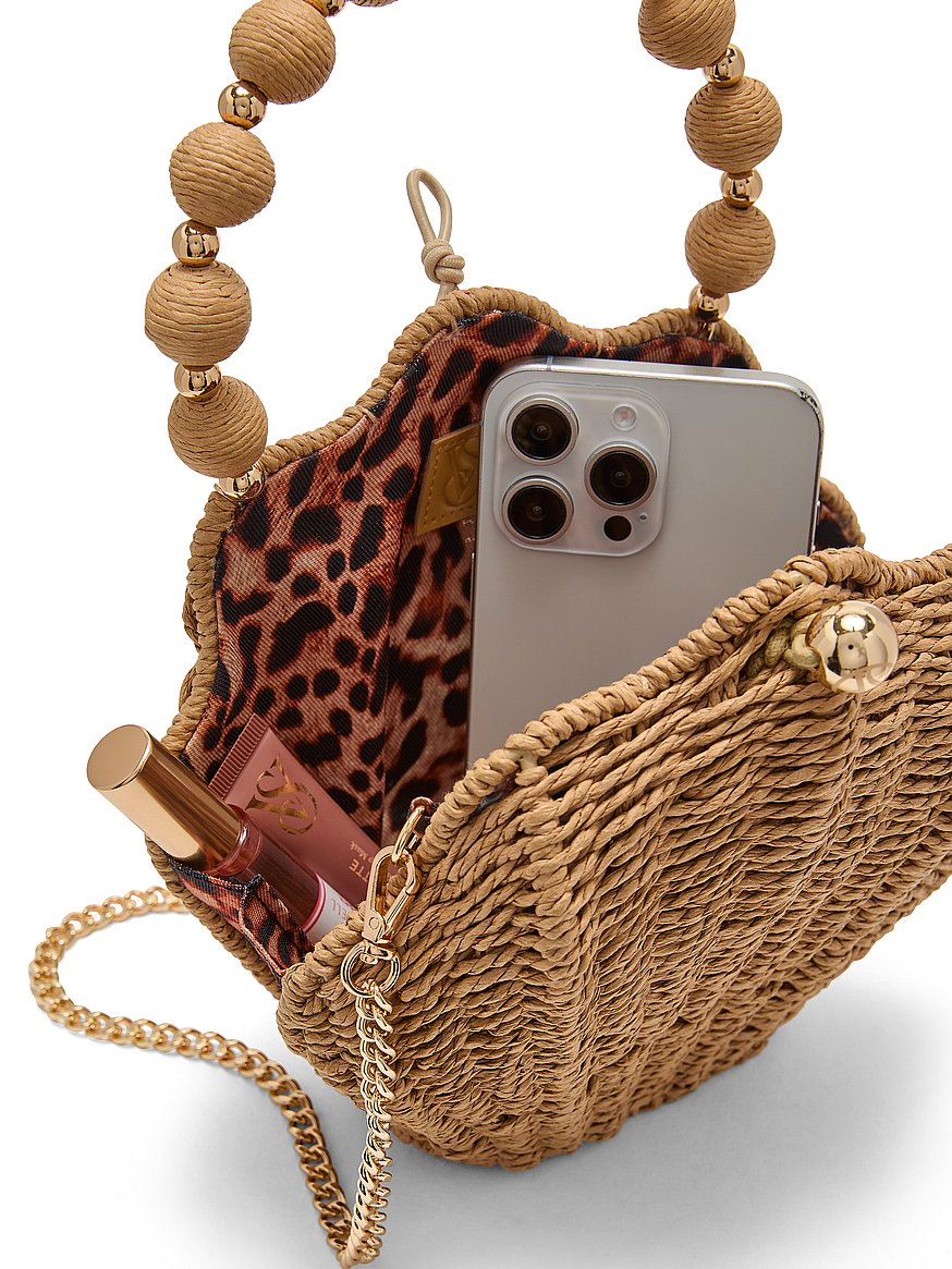 shell straw crossbody bag shell straw crossbody bag