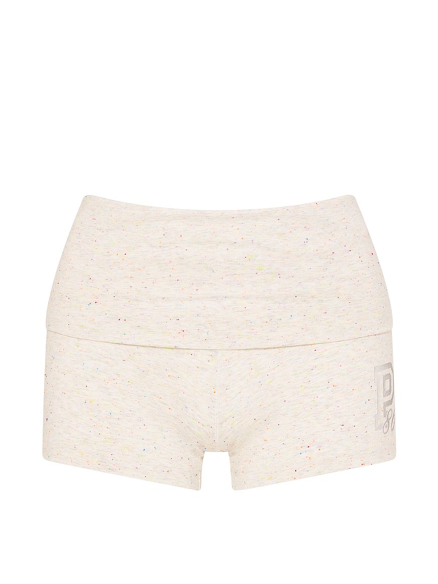 all day cotton™ foldover 3" bike shorts all day cotton™ foldover 3" bike shorts