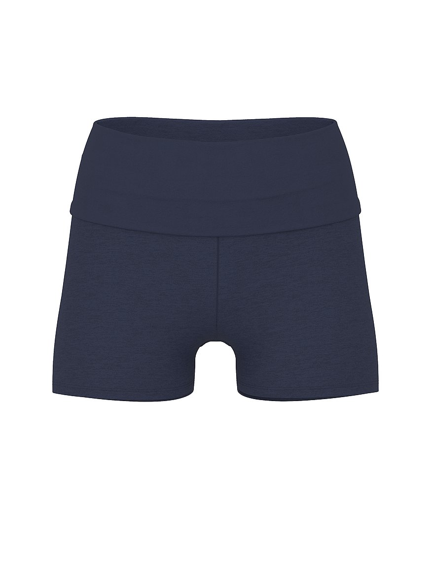 all day cotton™ foldover 3" bike shorts all day cotton™ foldover 3" bike shorts