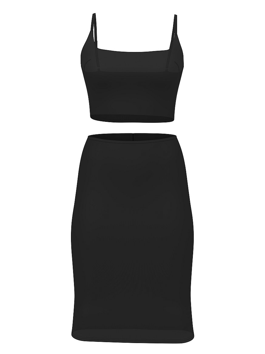sosleek™ bralette & tube skirt set sosleek™ bralette & tube skirt set