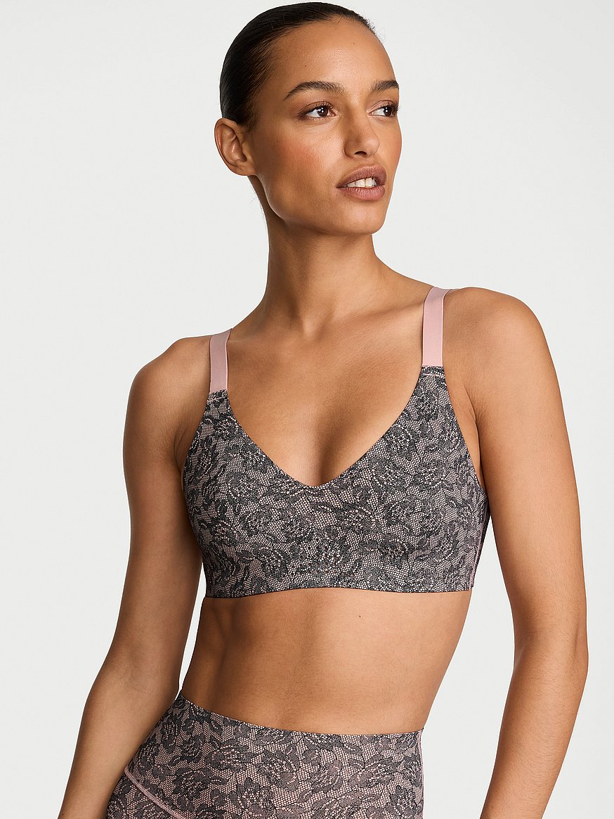 vsx featherweight™ medium v neck sports bra vsx featherweight™ medium v neck sports bra