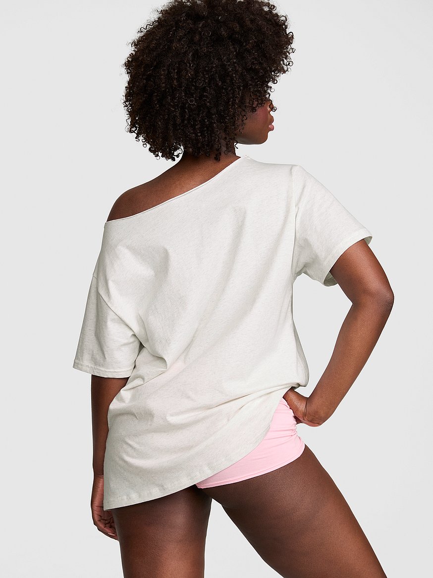 campus cotton™ off the shoulder tee campus cotton™ off the shoulder tee