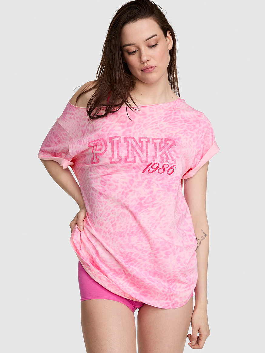 campus cotton™ off the shoulder tee campus cotton™ off the shoulder tee
