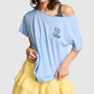 campus cotton™ off the shoulder tee