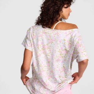 campus cotton™ off the shoulder tee