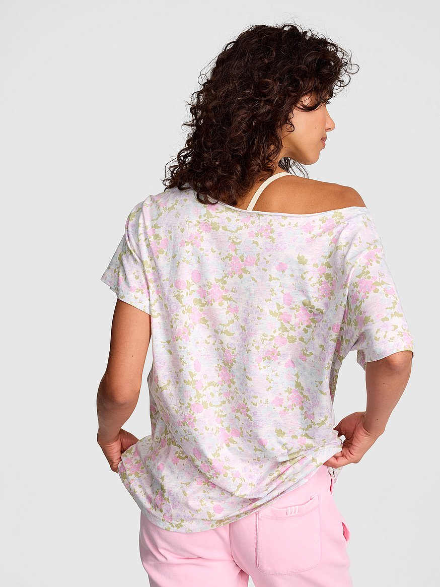 campus cotton™ off the shoulder tee campus cotton™ off the shoulder tee